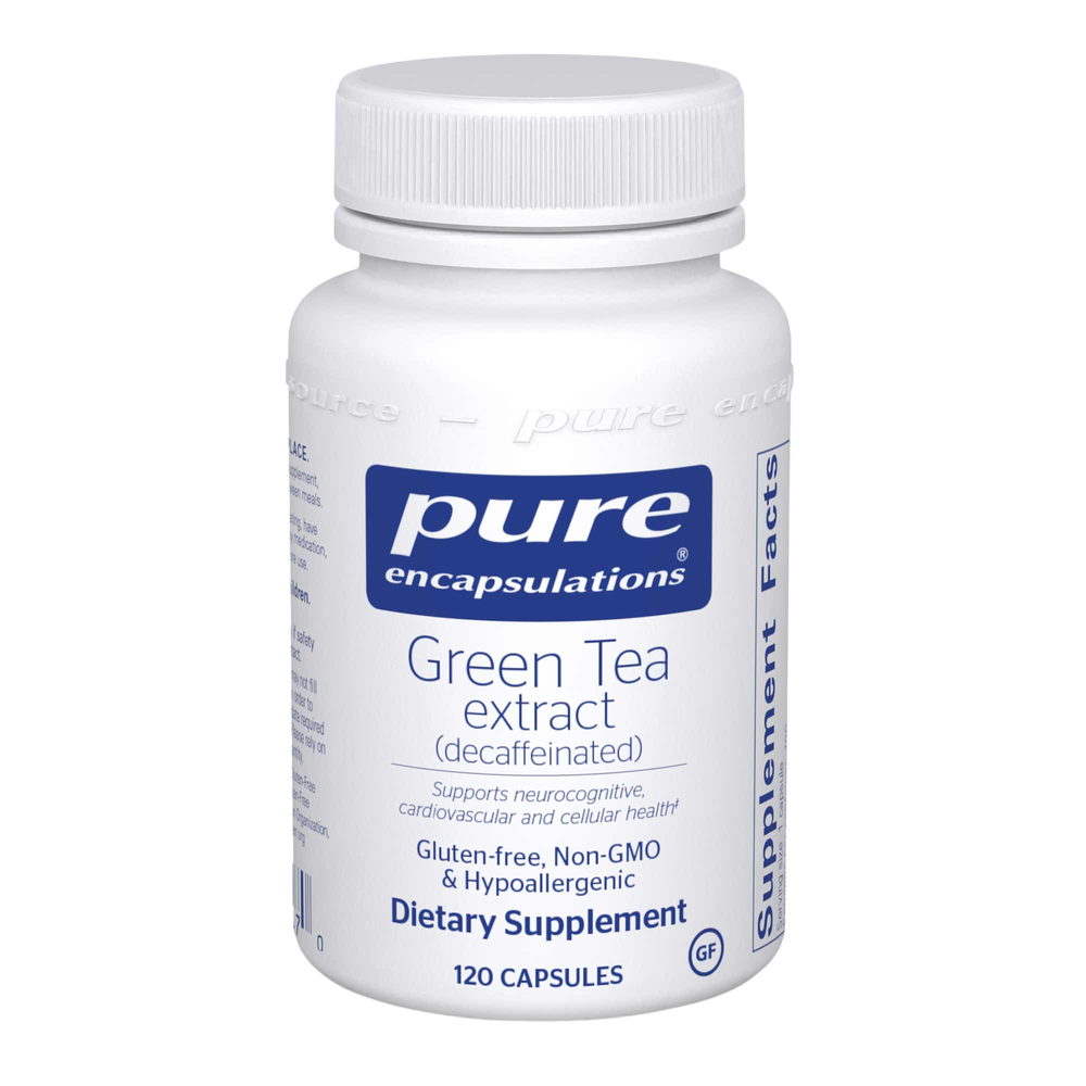 Green Tea Extract (decaffeinated), 120 Capsules , Brand_Pure Encapsulations caps Form_Capsules Not Emersons Size_120 Caps