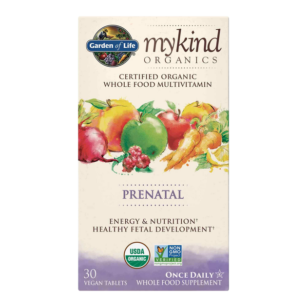 mykind Organics Prenatal Once Daily Multi, 30 Tablets