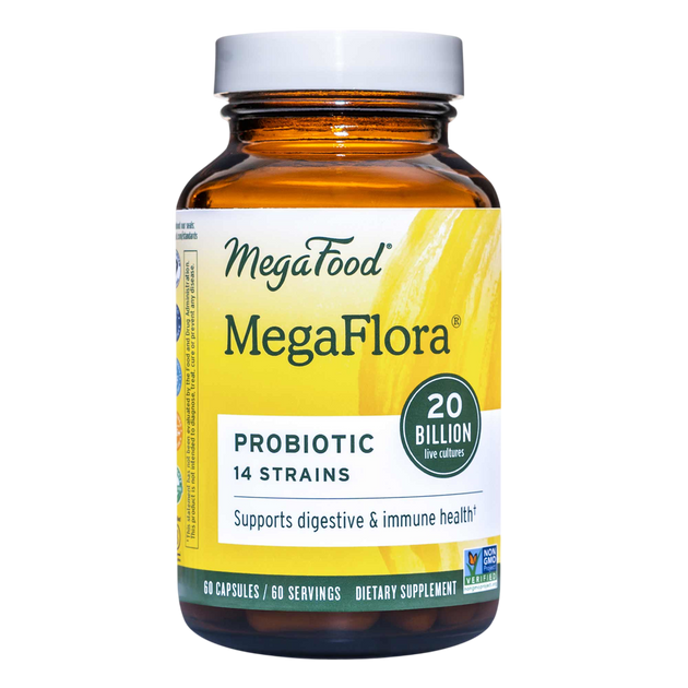 MegaFlora® Probiotic, 60 Capsules , Form_Capsules