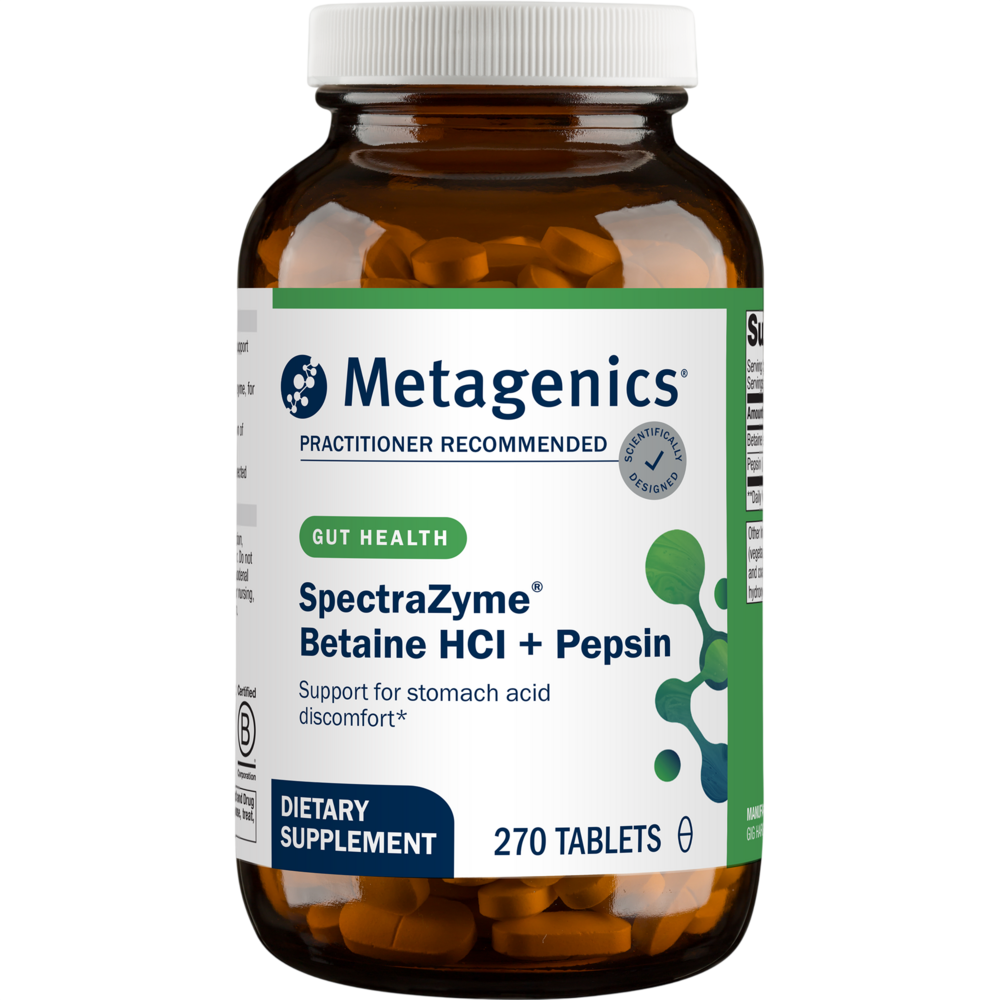 SpectraZyme® Metagest® (formerly Metagest), 270 Tablets , Emersons Form_Tablets tabs