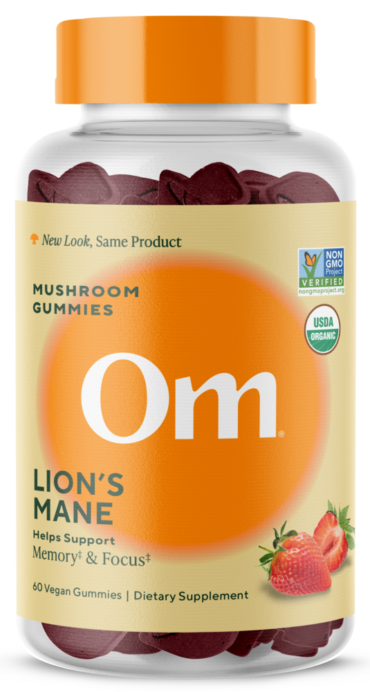 Lion's Mane Mushroom Gummies, 60 gummies , Form_Gummies