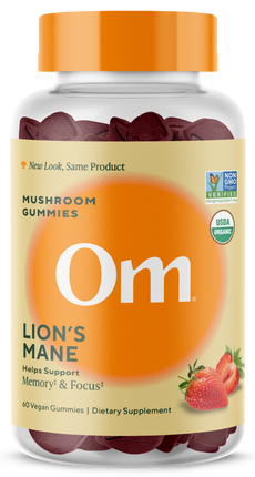 Lion's Mane Mushroom Gummies, 60 gummies , Form_Gummies