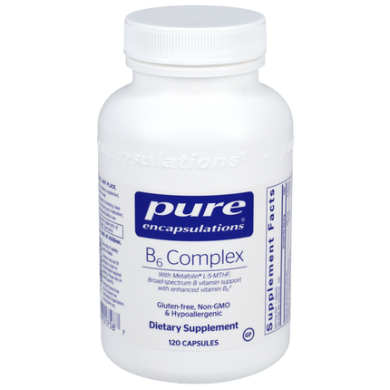 B6 Complex, 120 Capsules , Brand_Pure Encapsulations Form_Capsules Requires Consultation Size_120 Capsules