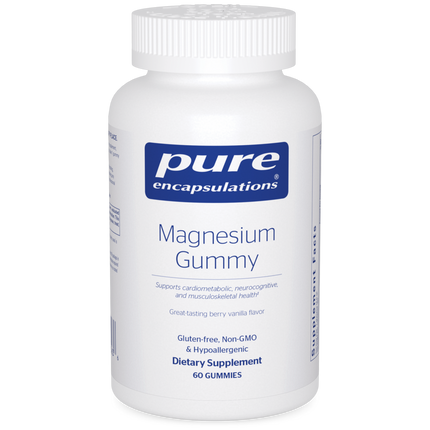 Magnesium Gummy, 60 Gummies , Brand_Pure Encapsulations Form_Gummies Requires Consultation Size_60 Gummies