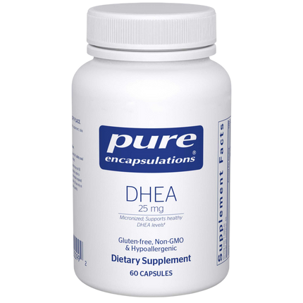 DHEA 25mg, 60 Capsules , Brand_Pure Encapsulations Form_Capsules Requires Consultation Size_60 Capsules