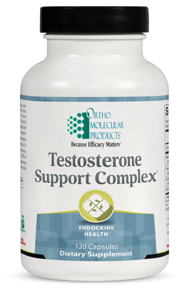 Testosterone Support Complex, 120 capsules , Brand_Ortho Molecular caps Form_Capsules Requires Consultation Size_120 Caps