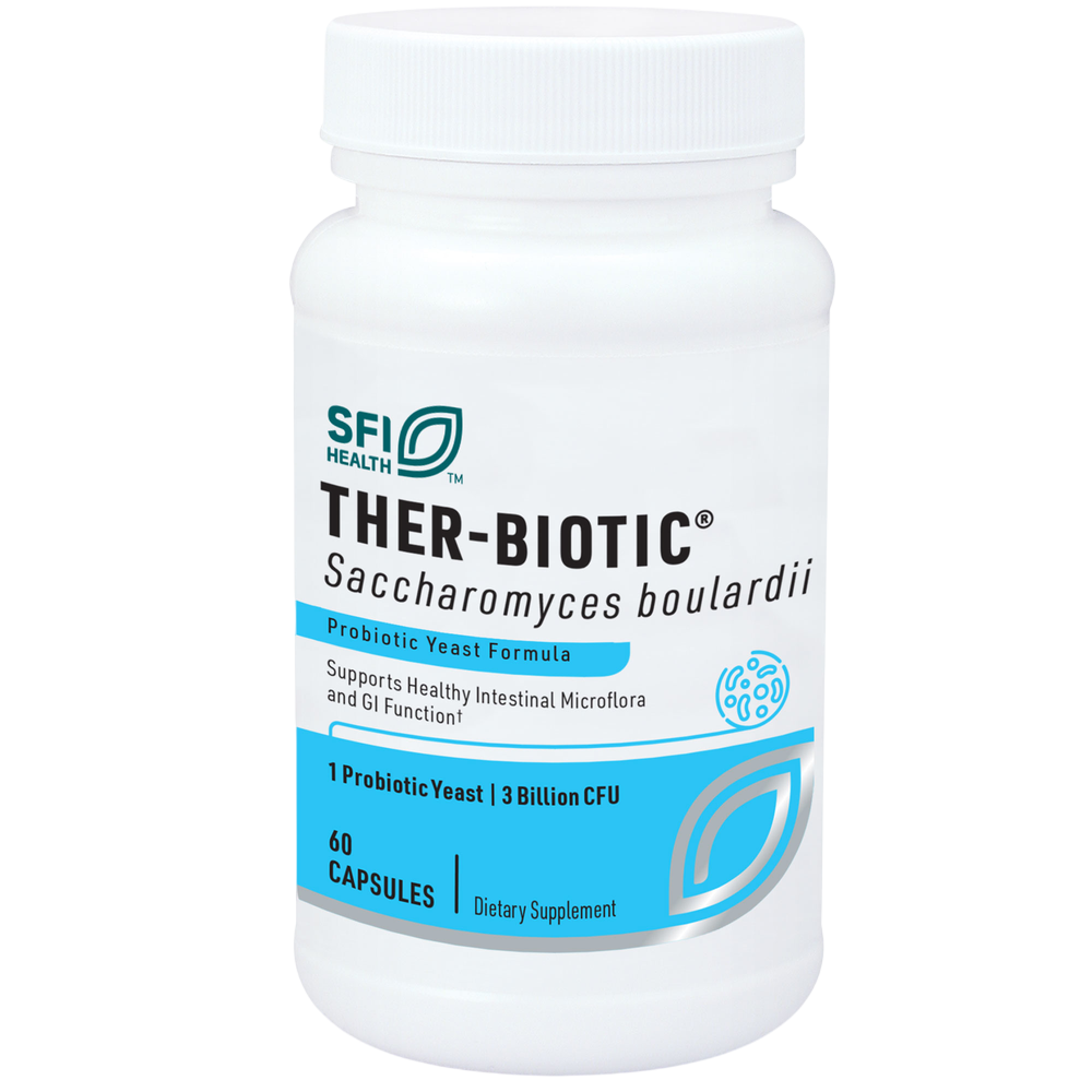 Ther-Biotic® Saccharomyces Boulardii Probiotic Yeast Formula, 60 Capsules