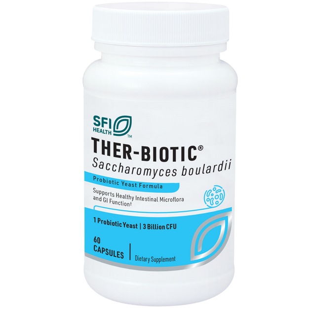 Ther-Biotic® Saccharomyces Boulardii Probiotic Yeast Formula, 60 Capsules