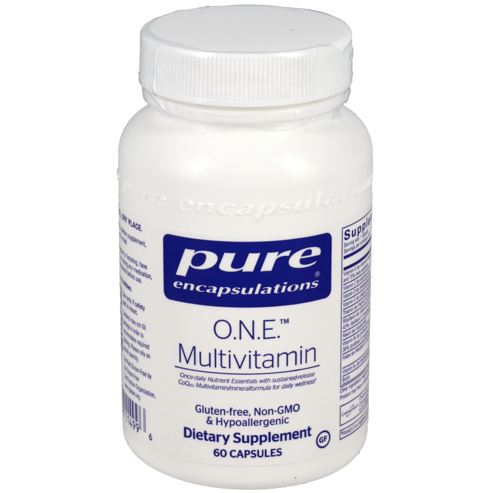 O.N.E. Multivitamin, 60 Capsules , Brand_Pure Encapsulations caps Form_Capsules Not Emersons Size_60 Caps