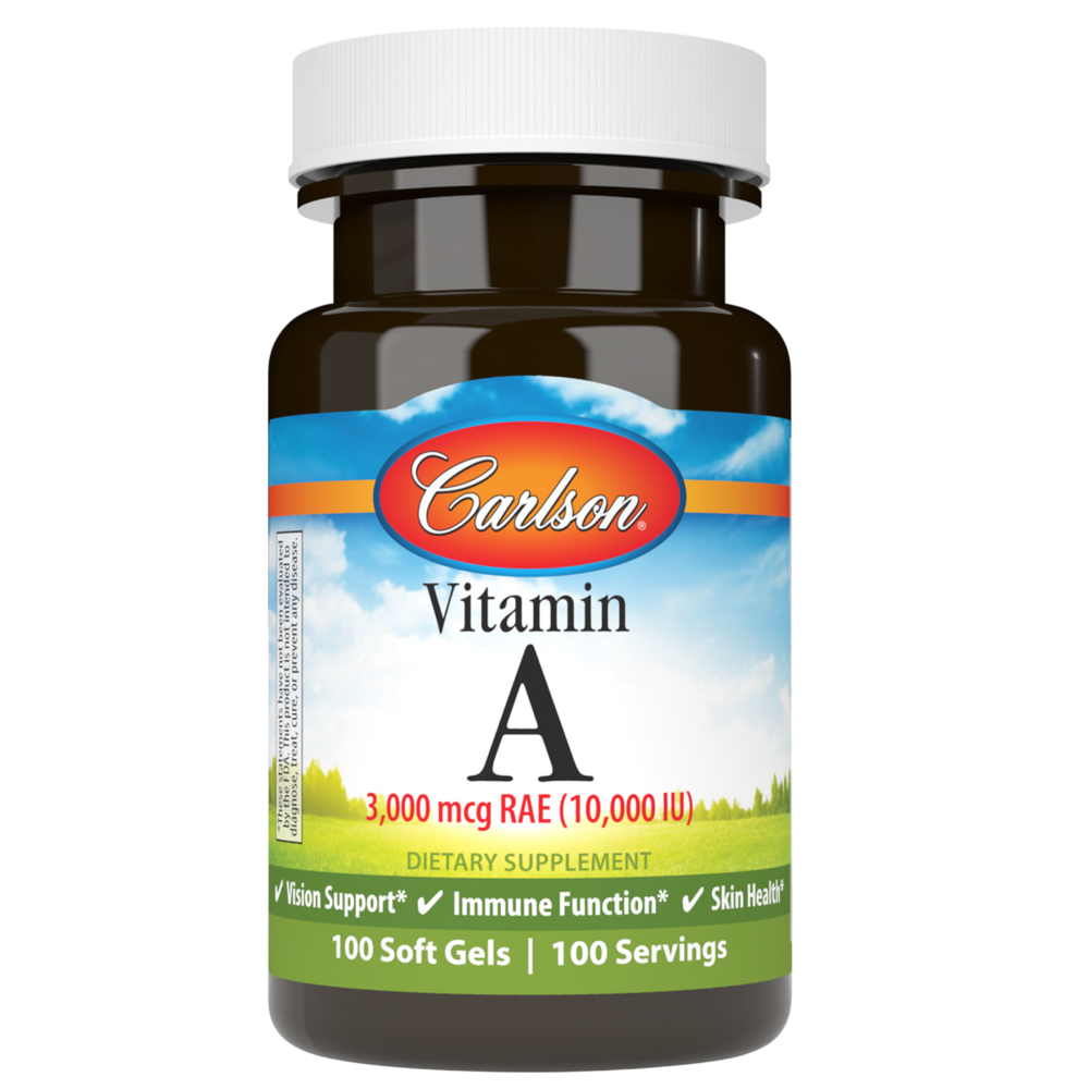Vitamin A 10,000IU, 100 Softgels