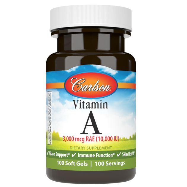 Vitamin A 10,000IU, 100 Softgels