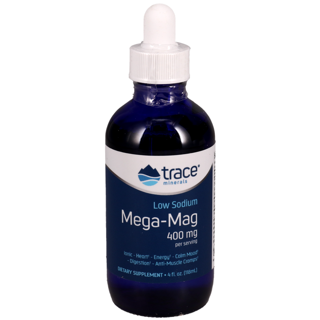 Liquid Mega-Mag 400mg, 118 mL Liquid , Brand_Trace Minerals Form_Liquid Size_118 mL