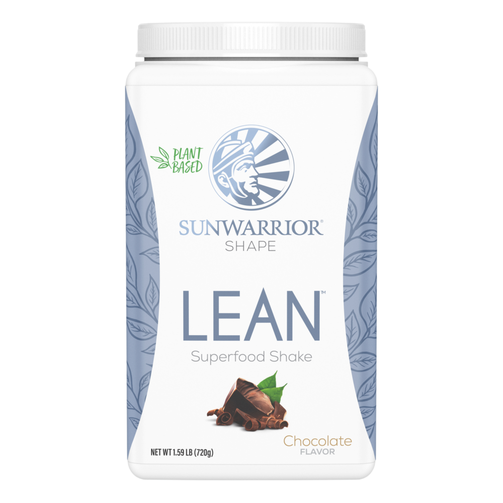 Lean Superfood Shake Chocolate, 720 g Powder , Brand_Sunwarrior Flavor_Chocolate Form_Powder Potency_15 g Size_720 g