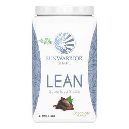 Lean Superfood Shake Chocolate, 720 g Powder , Brand_Sunwarrior Flavor_Chocolate Form_Powder Potency_15 g Size_720 g