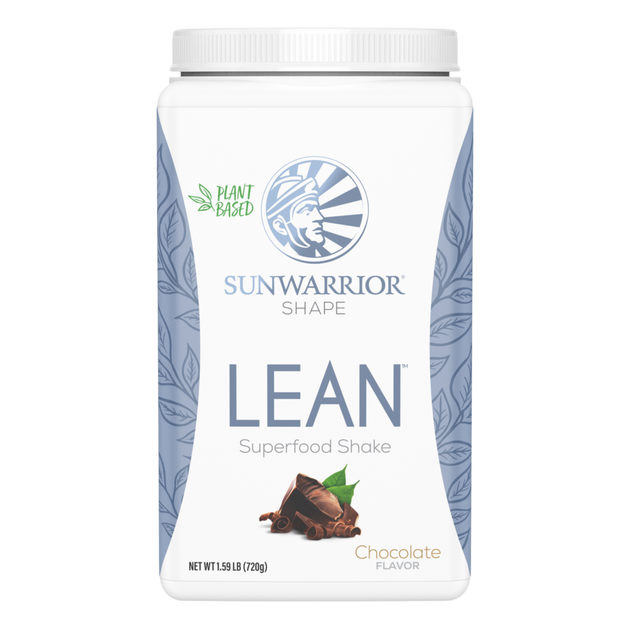 Lean Superfood Shake Chocolate, 720 g Powder , Brand_Sunwarrior Flavor_Chocolate Form_Powder Potency_15 g Size_720 g