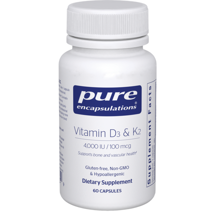 Vitamin D3 & K2, 60 Capsules , Brand_Pure Encapsulations Form_Capsules Requires Consultation Size_60 Capsules