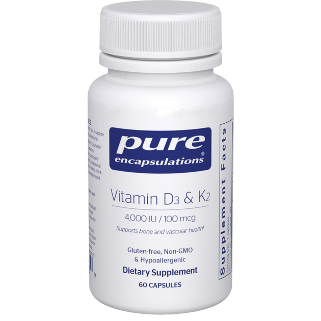Vitamin D3 & K2, 60 Capsules , Brand_Pure Encapsulations Form_Capsules Requires Consultation Size_60 Capsules