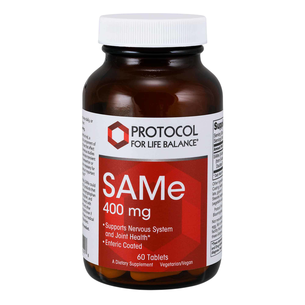 SAMe 400mg, 60 Tablets , Brand_Protocol for Life Balance Form_Tablets Requires Consultation Size_60 Tablets tablets