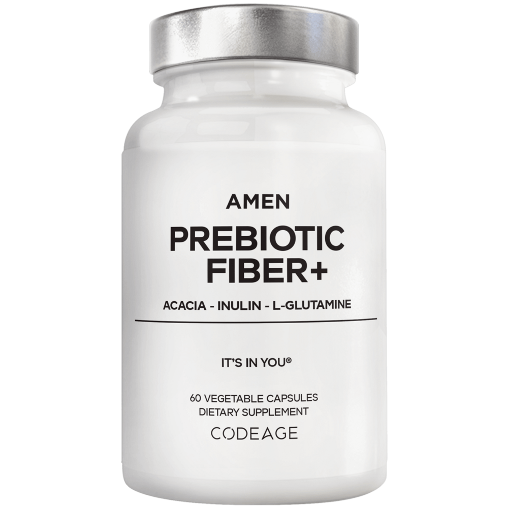 Amen Prebiotic Fiber+, 60 Capsules