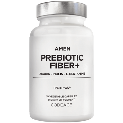 Amen Prebiotic Fiber+, 60 Capsules