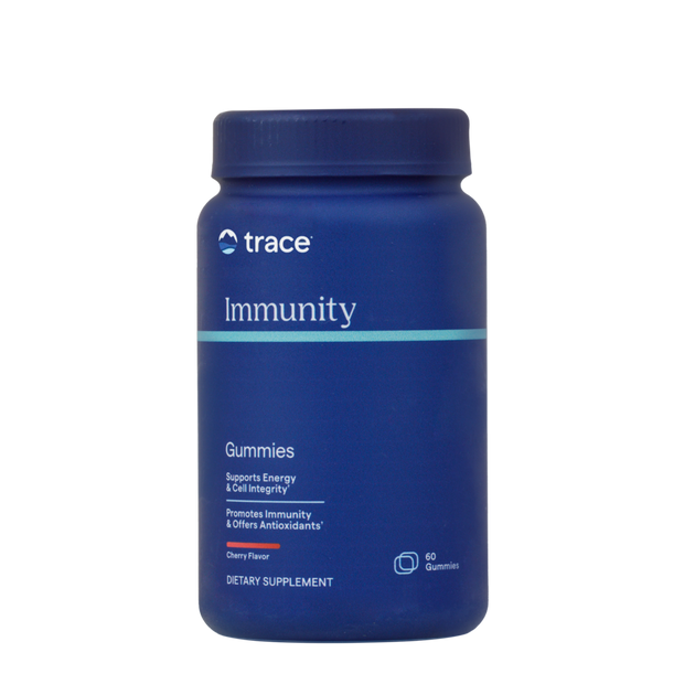 Immunity Gummies - Cherry Flavor, 60 Gummies , Brand_Trace Minerals Form_Gummies Size_60 Gummies