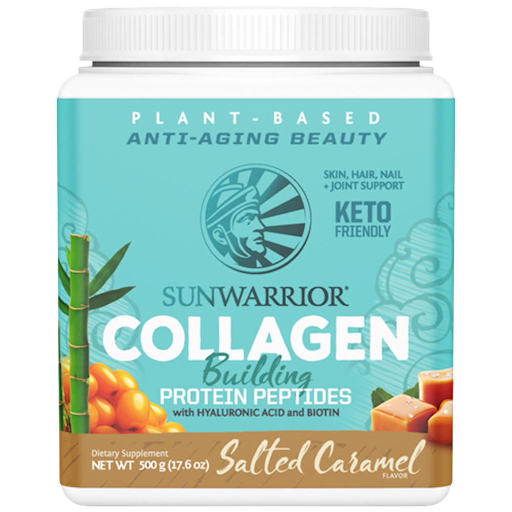 Collagen Builder Salted Caramel, 500 g Powder , Brand_Sunwarrior Flavor_Salted Caramel Form_Powder Potency_14 g Size_500 g