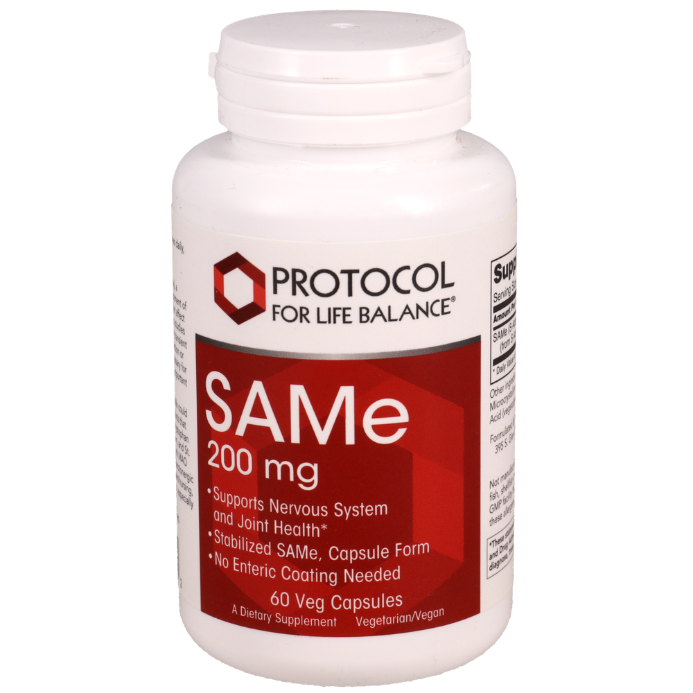 SAM-E 200mg, 60 Capsules , Brand_Protocol for Life Balance capsules Form_Capsules Requires Consultation Size_60 Capsules