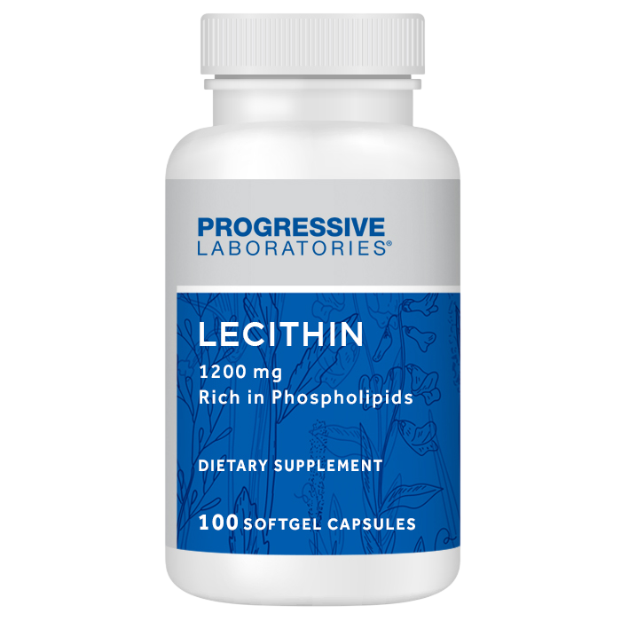 Lecithin 1200mg, 100 Softgel Capsules , Brand_Progressive Labs Form_Softgels Requires Consultation Size_100 Softgel Capsules softgels