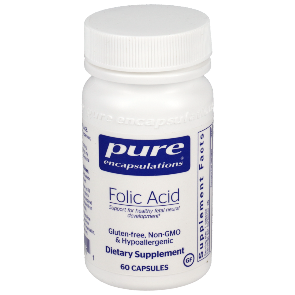 Folic Acid, 60 Capsules , Brand_Pure Encapsulations caps Emersons Form_Capsules Requires Consultation Size_60 Capsules