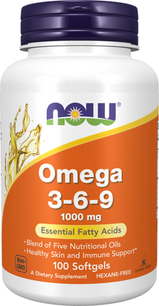 Omega 3-6-9 1000mg, 100 softgels