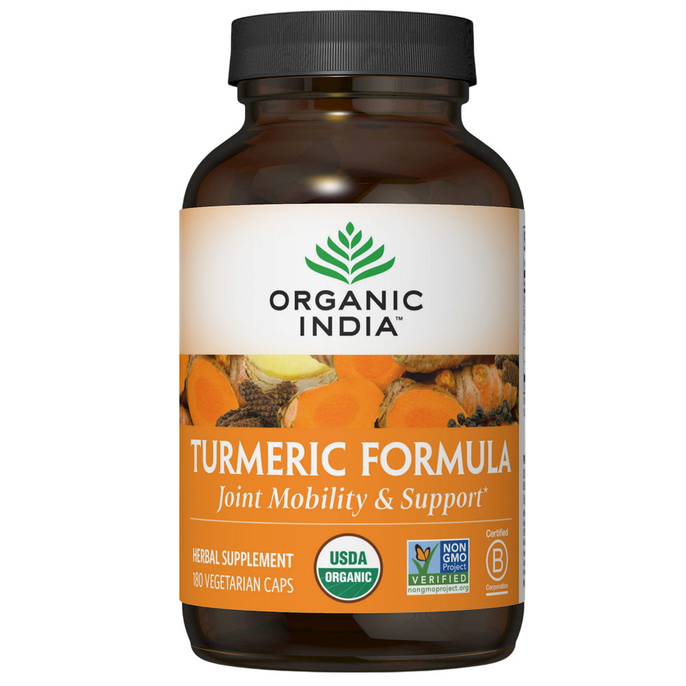 Turmeric Formula, 180 capsules , Ayurveda Brand_Organic India Form_Capsules