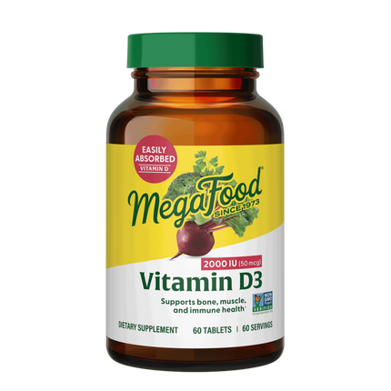 Vitamin D3 2000IU, 60 Tablets