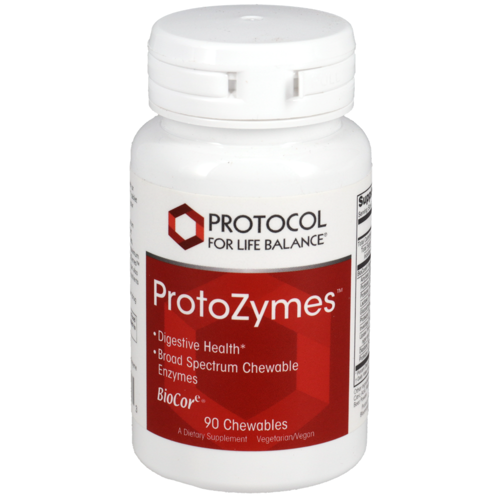 ProtoZymes Chewable, 90 Chewables , Brand_Protocol for Life Balance chewables Form_Chewables Requires Consultation Size_90 Chewables