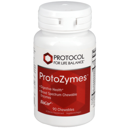 ProtoZymes Chewable, 90 Chewables , Brand_Protocol for Life Balance chewables Form_Chewables Requires Consultation Size_90 Chewables
