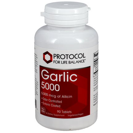 Garlic 5000, 90 Tablets , Brand_Protocol for Life Balance Form_Tablets Requires Consultation Size_90 Tablets tablets