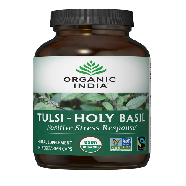 Tulsi-Holy Basil, 180 capsules , Ayurveda Brand_Organic India Form_Capsules