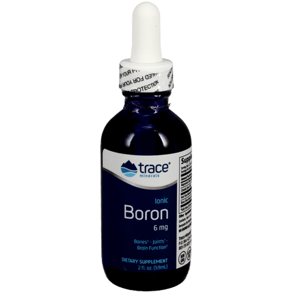 Liquid Ionic Boron 6mg, 59 mL Liquid , Brand_Trace Minerals Form_Liquid Size_59 mL