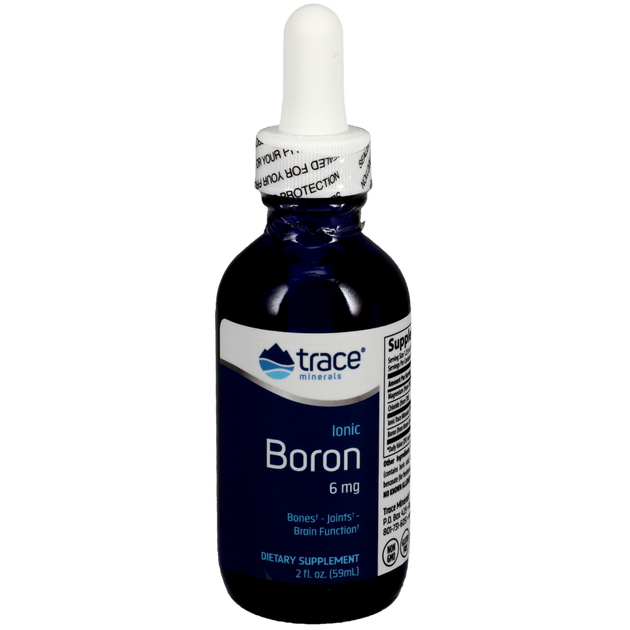 Liquid Ionic Boron 6mg, 59 mL Liquid , Brand_Trace Minerals Form_Liquid Size_59 mL