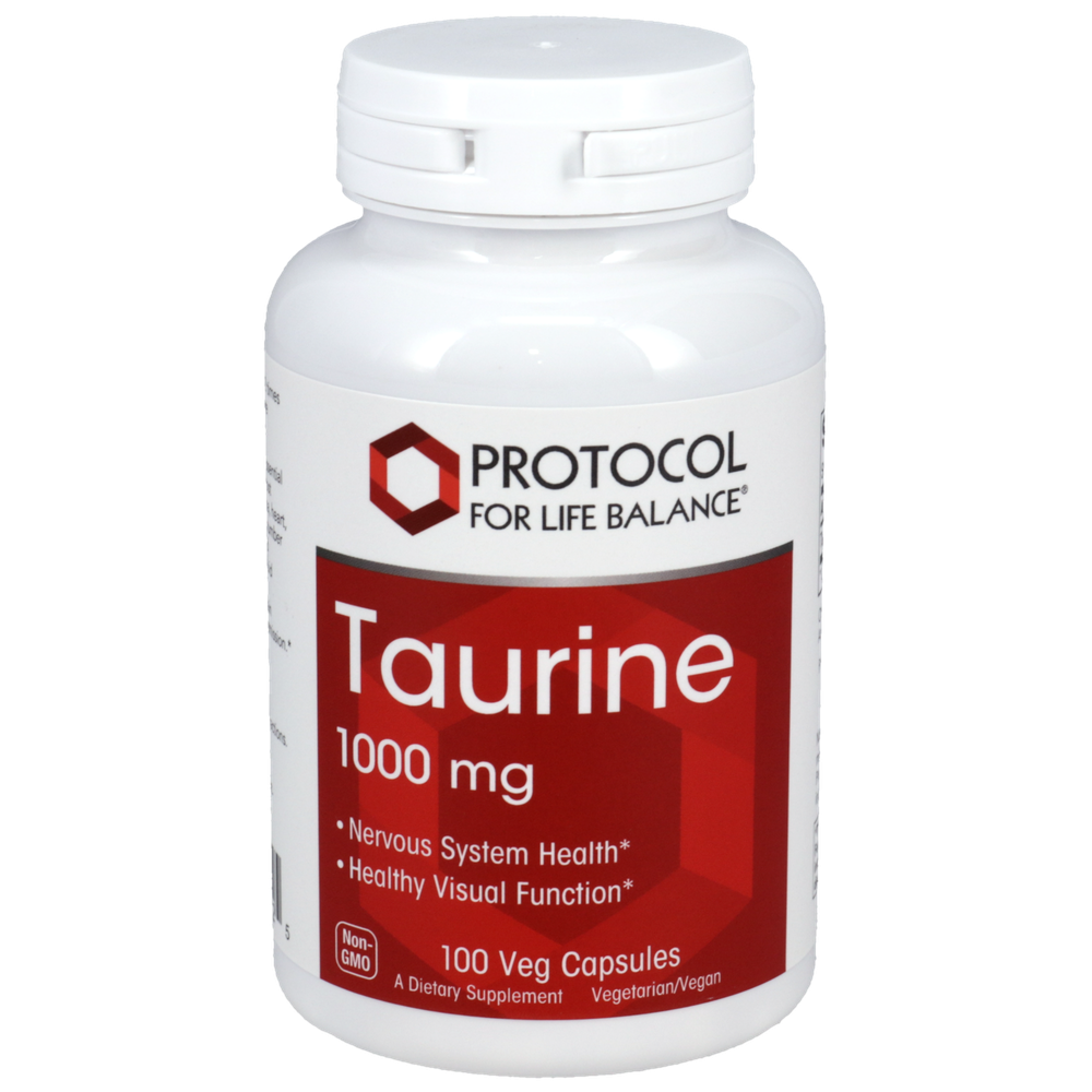 Taurine 1000mg, 100 Capsules , Brand_Protocol for Life Balance capsules Form_Capsules Requires Consultation Size_100 Capsules
