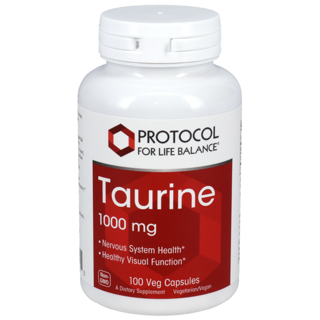 Taurine 1000mg, 100 Capsules , Brand_Protocol for Life Balance capsules Form_Capsules Requires Consultation Size_100 Capsules