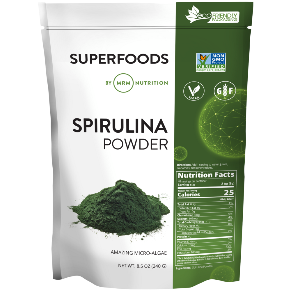Raw Spirulina Powder, 240 Grams