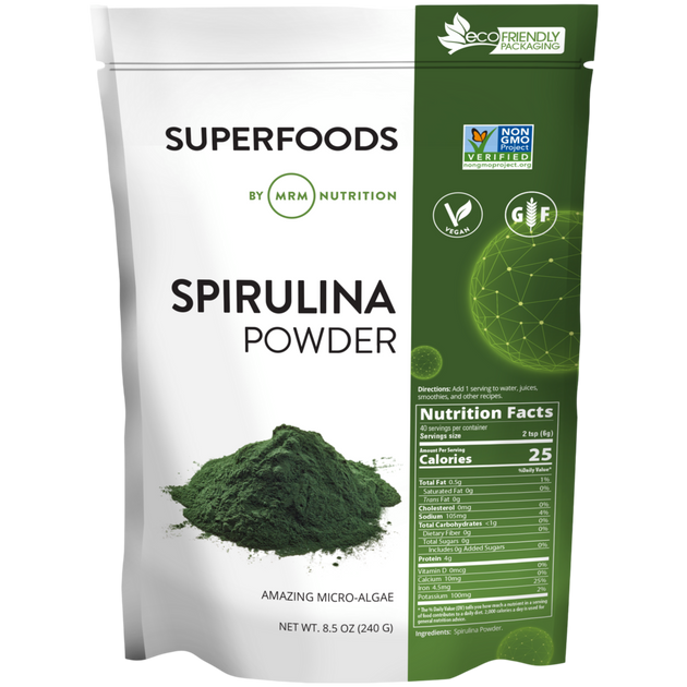 Raw Spirulina Powder, 240 Grams