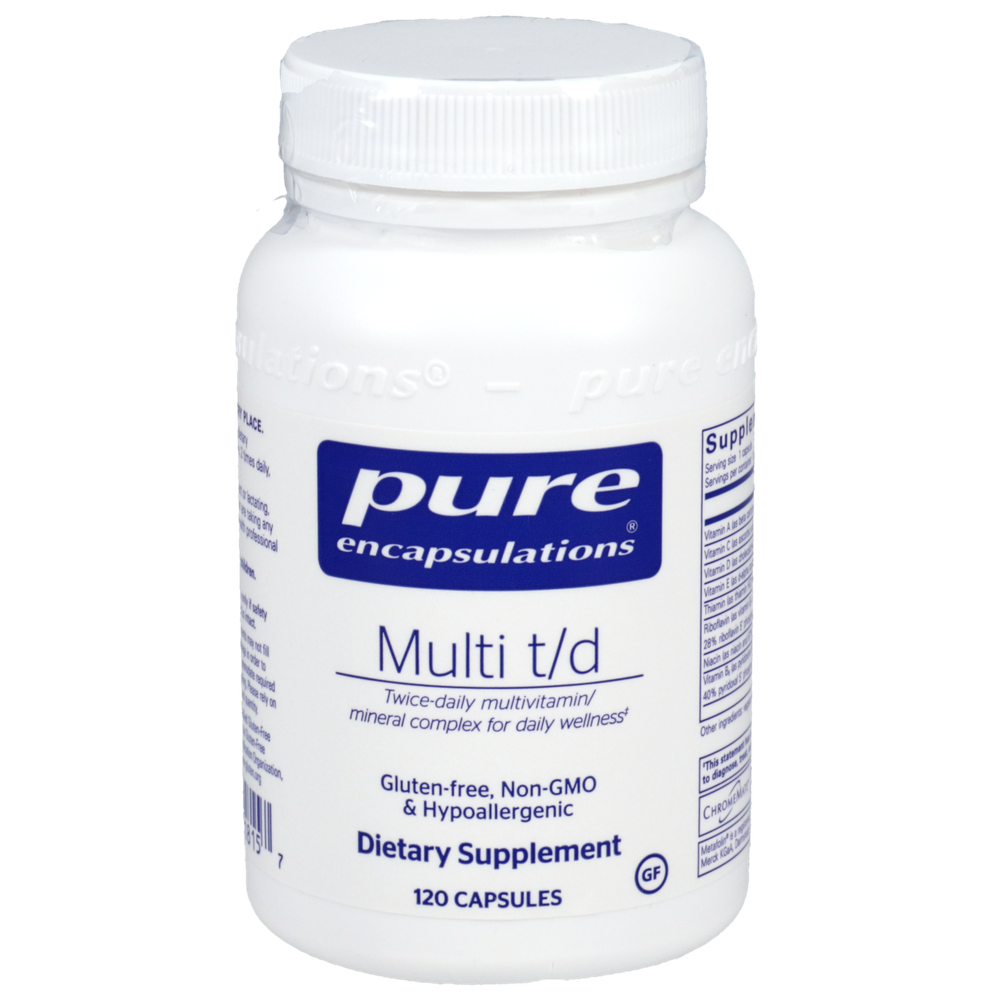 Multi T/D, 120 Capsules , Brand_Pure Encapsulations caps Emersons