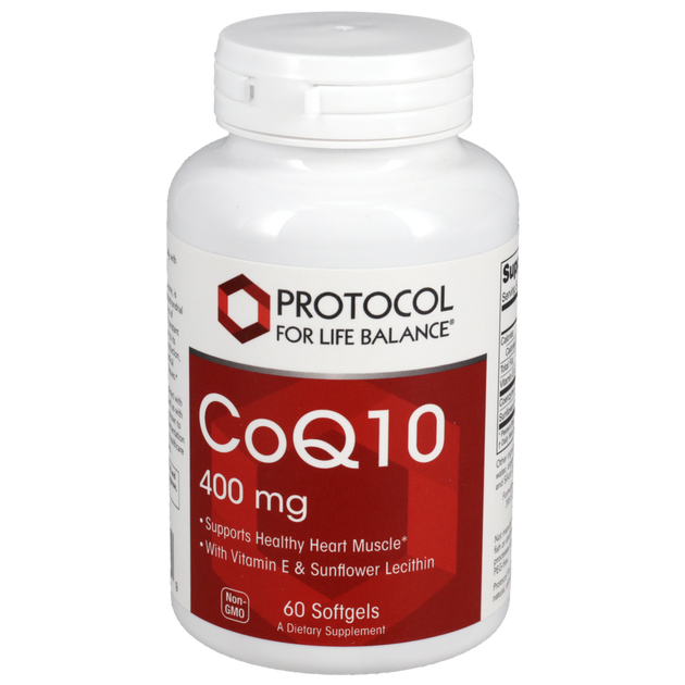 CoQ10 400mg, 60 Softgel Capsules , Brand_Protocol for Life Balance Form_Softgels Requires Consultation Size_60 Softgel Capsules softgels