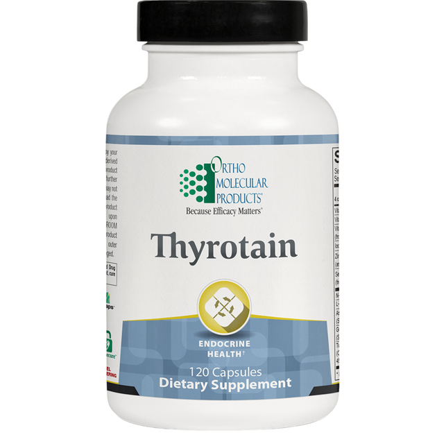 Thyrotain, 120 capsules , Brand_Ortho Molecular caps Form_Capsules Requires Consultation Size_120 Caps
