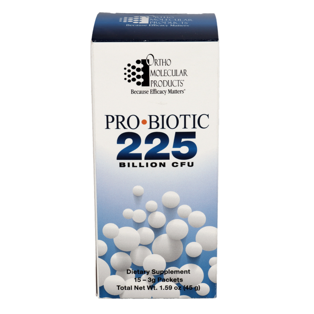 Probiotic 225, 15 packets , Brand_Ortho Molecular Form_Packets Requires Consultation Size_15 Count