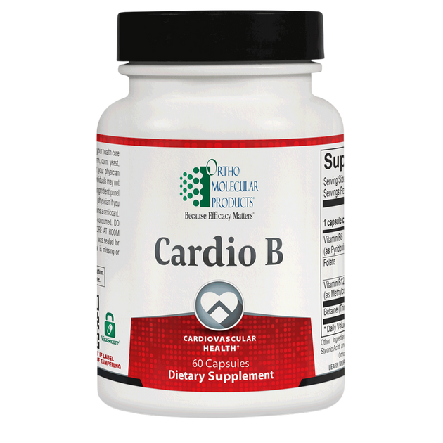 Cardio B, 60 capsules , Brand_Ortho Molecular caps Form_Capsules Requires Consultation Size_60 Caps