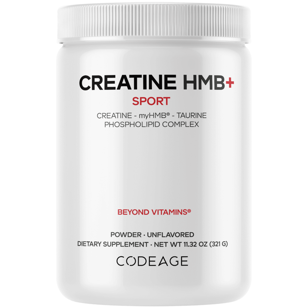 Creatine HMB+ Powder, Unflavored, 321 g Powder