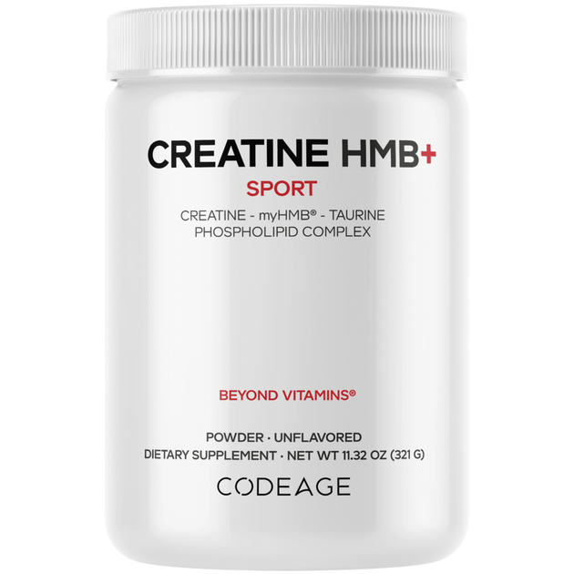 Creatine HMB+ Powder, Unflavored, 321 g Powder