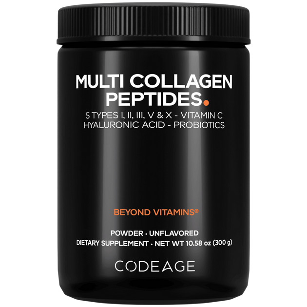 Hydrolyzed Multi Collagen Peptides Unflavored, 300 g Powder